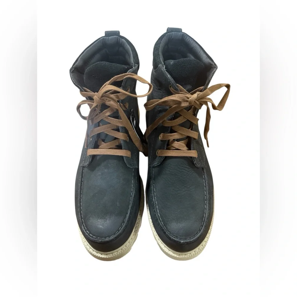 NWT! Sorel Men's Madson II Moc Toe Waterproof Boot in Coal